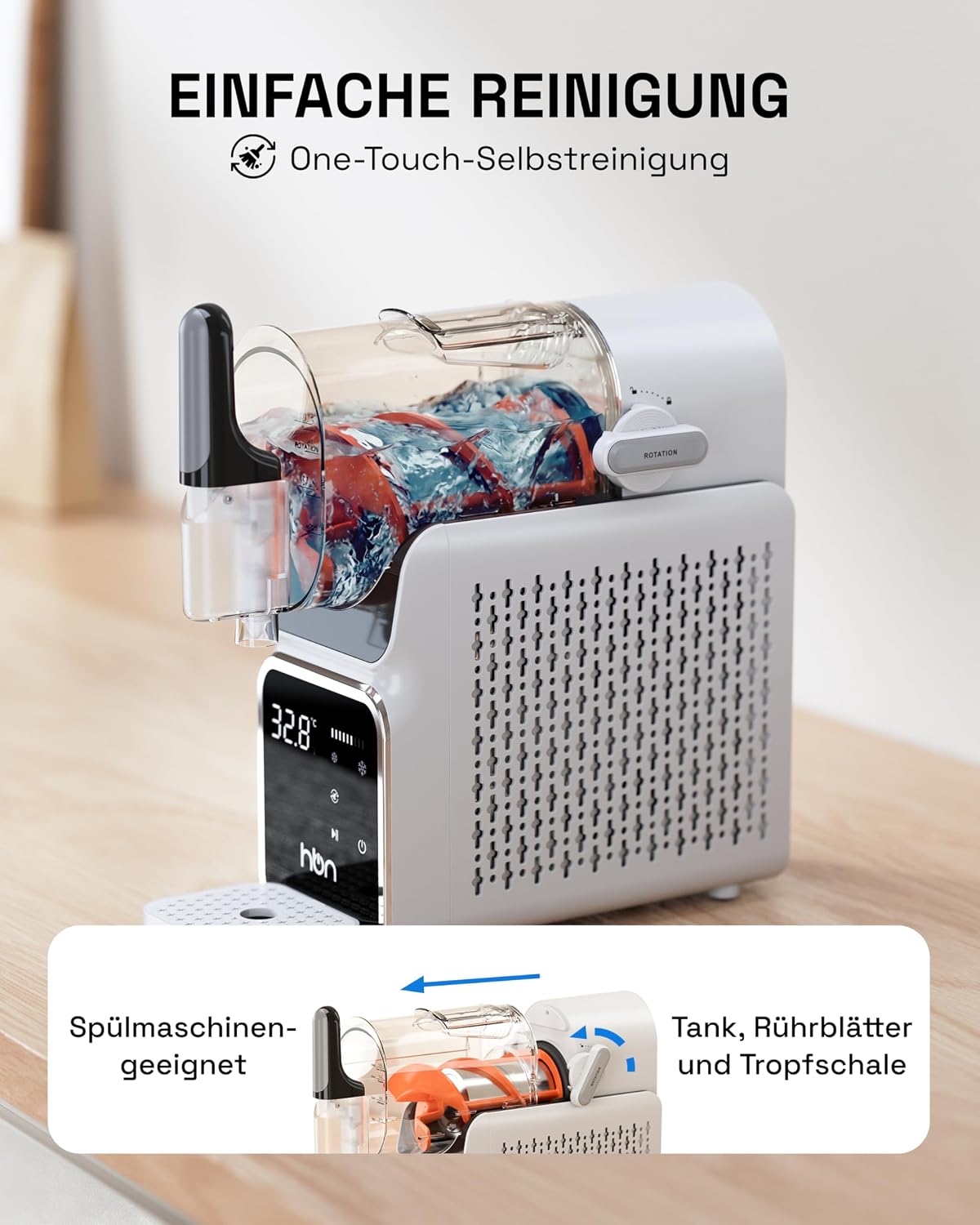 HBN CP-GBS-800 Slush-Maschine 1,9 L – 6 Programme, Selbstreinigung, 220 W, Kompakt (Copy)