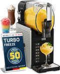 LEBENLANG LBP3312 Slush Maschine 2L, 5-in-1, QuickFreeze, LED-Touchscreen, Auto-Clean, Schwarz